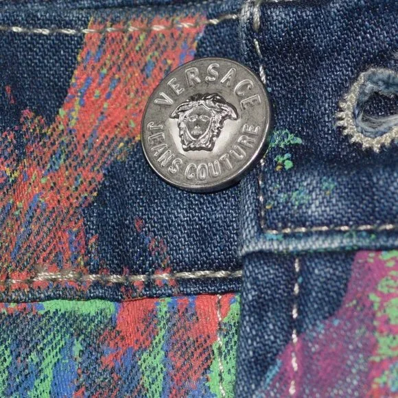 Versace Jeans Couture Artsy & Colourful Painted Jeans - Italy - Picture 11 of 11